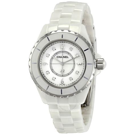 chanel ceramic ladies watch|chanel j12 women's watch.